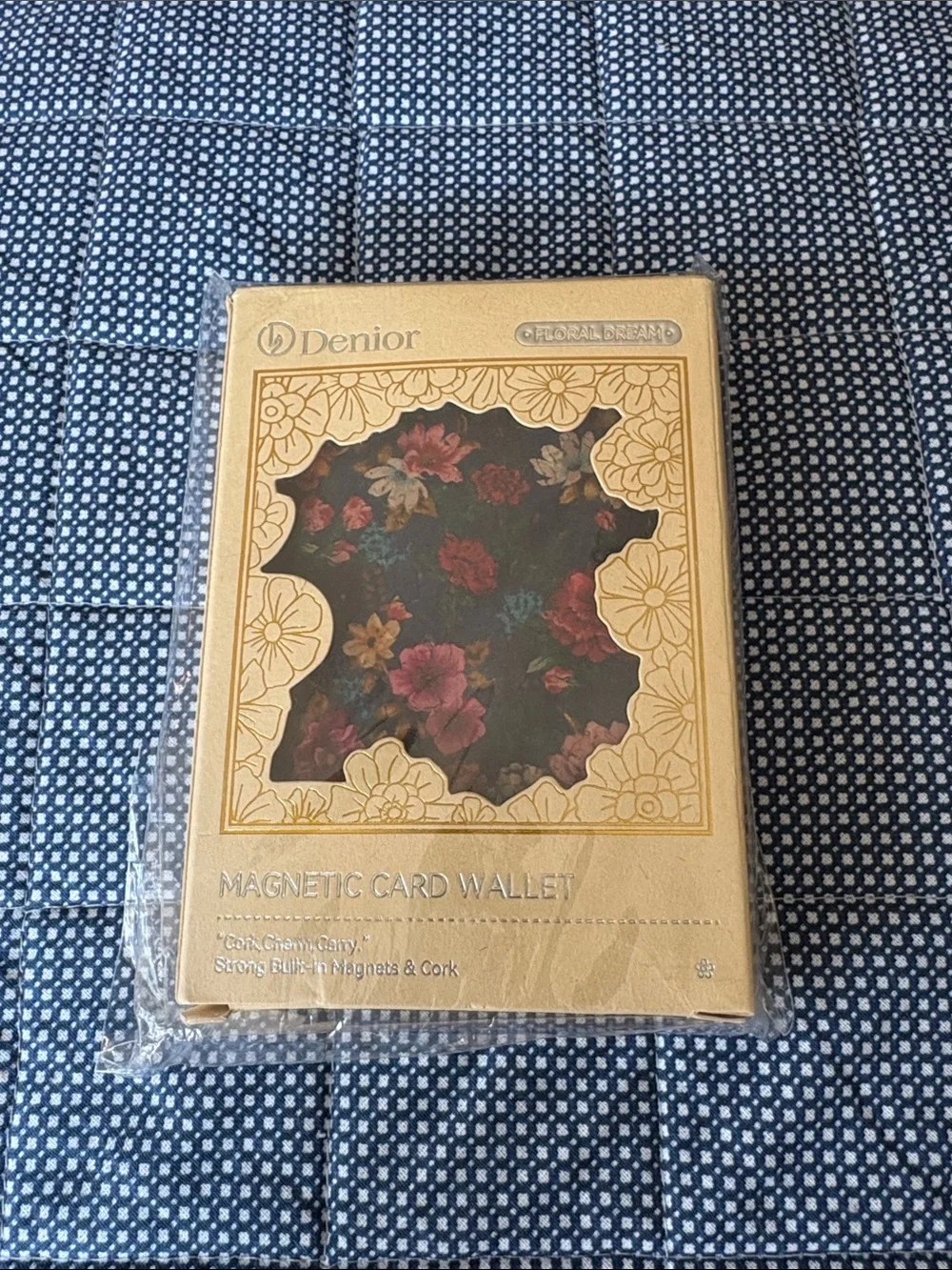 Floral Magnetic Card Wallet — Floral Dream